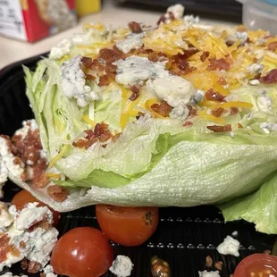 Half of head of lettuce