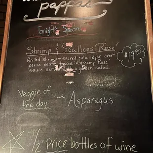 Specials that night