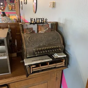 Old cash register