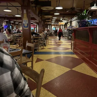 people sitting at tables