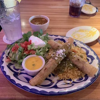 Chicken Fajita Flautas