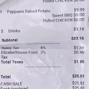 Receipt from 09/06/2021