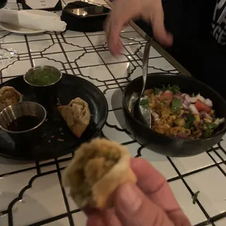 Aloo Tikki Chaat