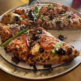 Thick crust pizza... yum!