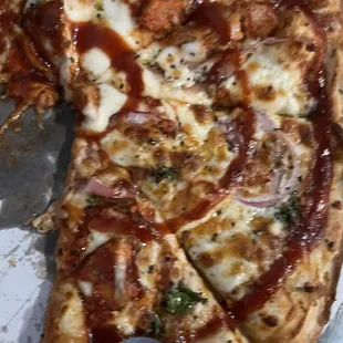 pizza, food