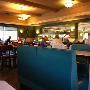 Family Greek/American restaurant with a large menu and large portions. We always take food home. Very good.