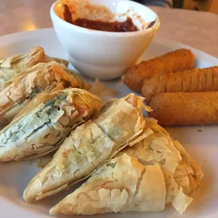 Spanakopita was good!