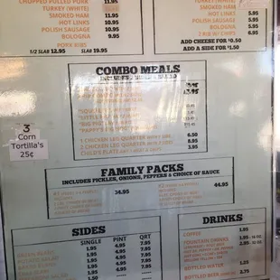 ordered the #1 family pack, it was enough for a family of 5. Good value and food.