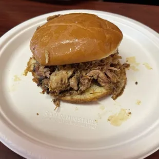 Regular BBQ sandwich
