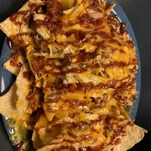BBQ Chicken Nacho's