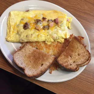 Meat Lovers Omelette.