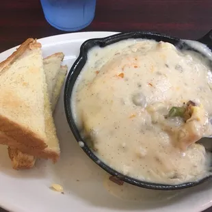 Toast and Breakfast Skillet
