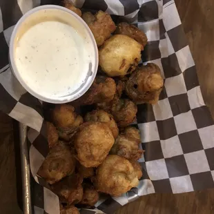 Fried mushrooms