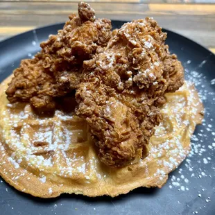 Chicken and waffles