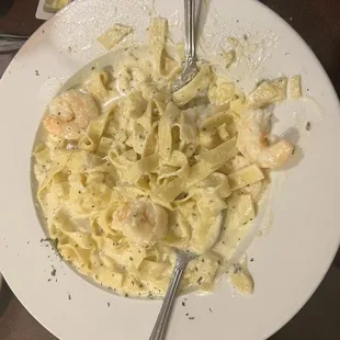 shrimp alfredo