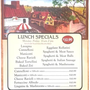 Lunch Specials