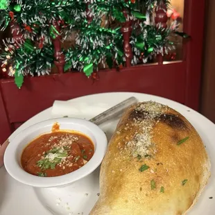 Meat Stromboli .