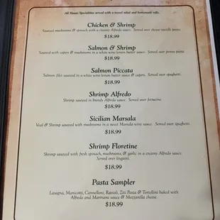 menu, sandwiches