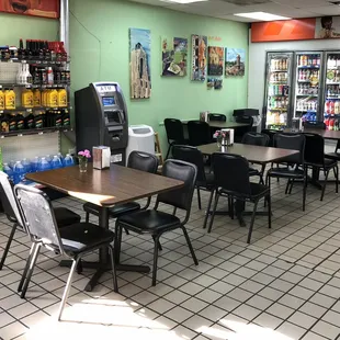 Dining Area Inside Shell Station