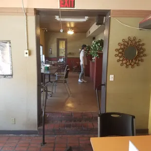 A view from the far right of the restaurant, for context.