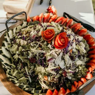 Fresh green salad