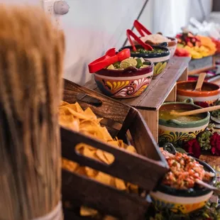 a variety of food