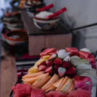 Fresh fruit platter
