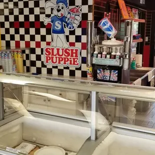Slush puppie machine! I haven't see one of these in 15 years.