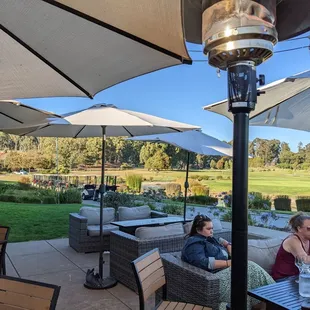 Nice outdoor dining area