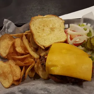 My 4th Chile Cheeseburger in 4 days.   Hatch Chile withdraws are in my future when I return to Texas tomorrow.