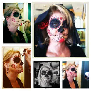 An amazing Sugar Skull makeup from Bianca. Must book for my next Costume Party!