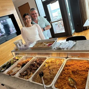 Graduation party- Guamanian inspired cuisine made with Love - Thank you, Chef Manny