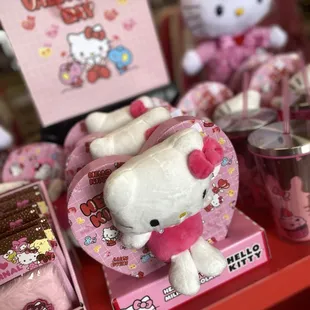 Hello kitty and valentine stuff