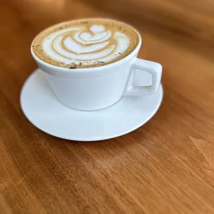 Flower power latte
