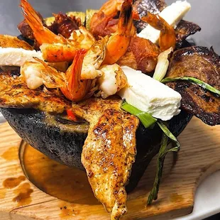 a plate of food