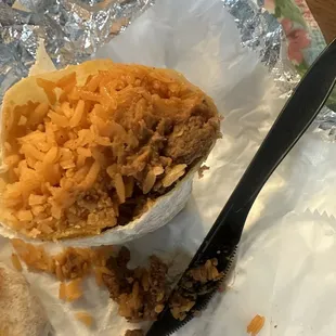 $14 Burrito de Asada not worth it there barley any meat  I&apos;m just better off going to bakers or del taco!