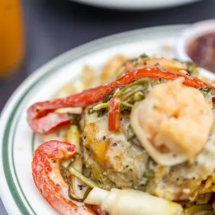 Mofongo con Camarones ($21)