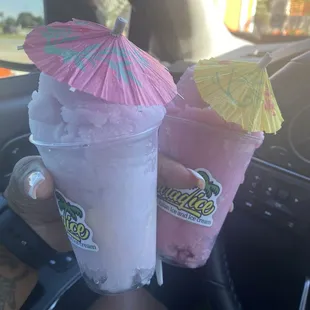 Island Wave and Blueberry Lemonade