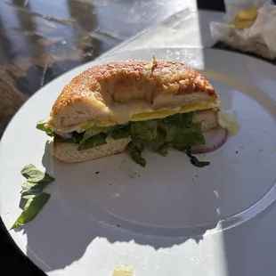 Half an Egg Samdwich
