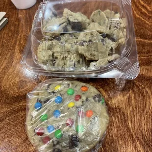 M&amp;M and Chocolate Chip Cookie