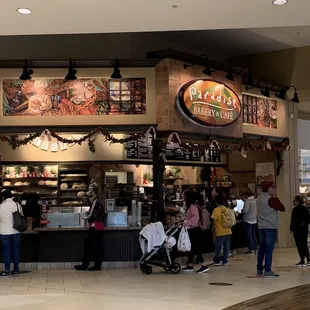 customers at the counter
