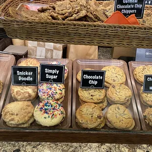The cookie selection