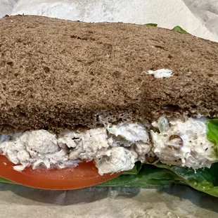 Chicken Walnut Salad Sandwich