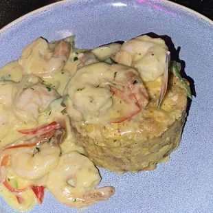 Mofongo de camarones