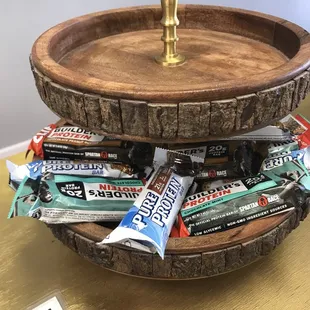 Various protein bars