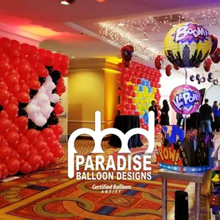 Part of a Super Hero Event we did for Service Awards for Dignity Health at the Bakersfield Marriott