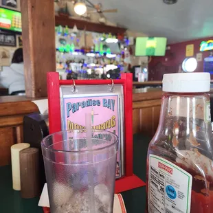 Just a quick picture of the bar from our booth!