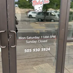 the front door of a restaurant