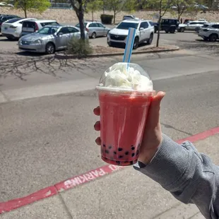 Watermelon smoothie.