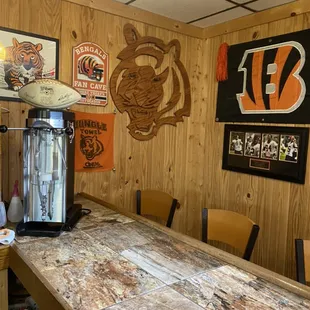 We are big Cincinnati Bengals fans! Open for all Cincinnati Bengals games.